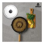 Amboss Fisher Kapaklı Döküm Granit Balık Tavası