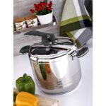 Hascevher Esila 9,0 Lt Düz Düdüklü Tencere-Siyah