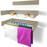 Ayz Çamaşır Kurutmalık, Galv. Çelik, Dayanıklı, Duvara Monte, Iç ve Dış Mekan, Paslanmaz