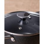 Madame Coco Noir Titanyum Derin Tencere - Siyah - 20 cm - Görsel 5