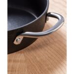 Madame Coco Noir Titanyum Sahan - Siyah - 22 cm - Görsel 2