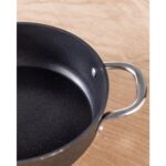 Madame Coco Noir Titanyum Kısa Tencere - Siyah - 28 cm - Görsel 4