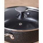Madame Coco Noir Titanyum Kısa Tencere - Siyah - 28 cm - Görsel 5