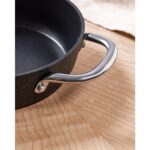 Madame Coco Noir Titanyum Sahan - Siyah - 20 cm - Görsel 2