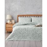 English Home Leaf Dream Kolay Ütülenir Tek Kişilik Nevresim Takımı 160X220 cm Yeşil - Görsel 2