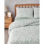 English Home Leaf Dream Kolay Ütülenir Tek Kişilik Nevresim Takımı 160X220 cm Yeşil - Görsel 3