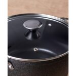 Madame Coco Noir Titanium Derin Tencere - Siyah - 24 cm - Görsel 5