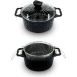 Polochef Döküm Granit Kızartma Tenceresi Fritöz 24CM - Görsel 3