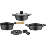 Brioni Diamond 5 Parça Siyah Midi Set - Görsel 2