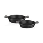 Amboss Kuvars 2 Parça Döküm Titanyum Kaplama Sahan Seti 18 - 20 cm - Görsel 2