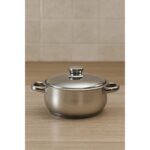 Gülsan Outlet Paslanmaz Çelik Kapaklı 16 cm Tencere– 18/10 Cr-Ni, Indüksiyon Uyumlu