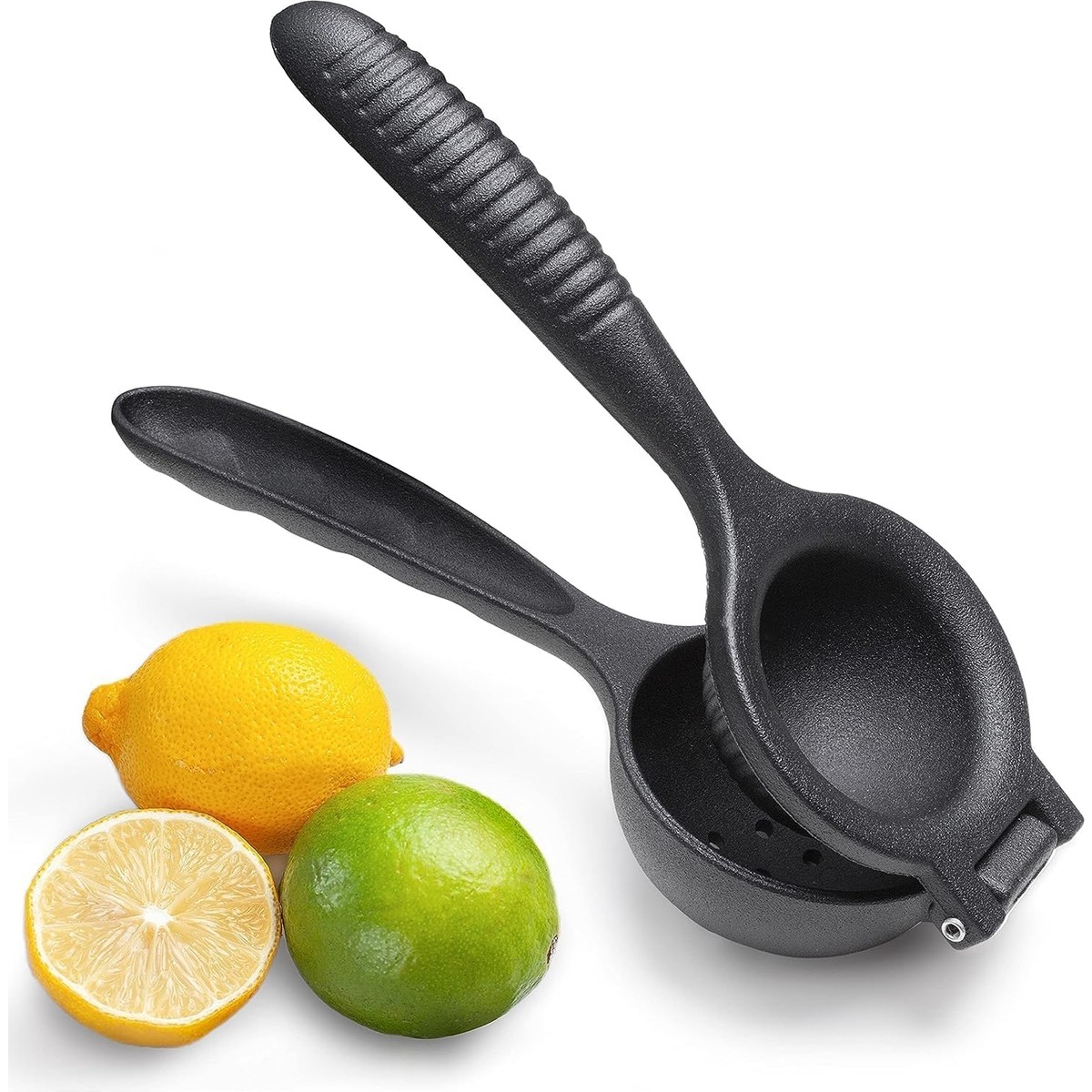 110001166446232.jpg Storemax Döküm Limon Sıkacağı Limon Presi Büyük Boy 24 Cm, Siyah Metal Limon Sıkacağı, Döküm Naranciye Sıkacağı (Döküm Limon Sıkıcı) - Görsel 1