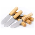 Storemax Terayağ Bal Çikolata Bıçağı, 6 Lı Ahşap Saplı Kahvaltı Spatulası