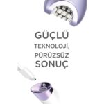 Başkenttekno Tep-02 Beyaz 6 Başlıklı (Yüz+Koltuk Altı+Bikini Bölgesi+Bacak) Islak ve Kuru Kablosuz Epilatö - Görsel 4