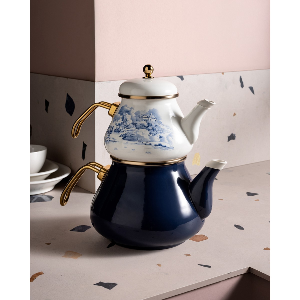 110001167402002.jpg Madame Coco Ranville Çaydanlık Takımı - 950 ml - 2220 ml - Görsel 1