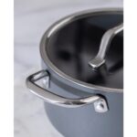 Madame Coco Titanium Profesional Derin Tencere - Antrasit - 18 cm - Görsel 3