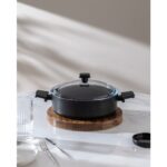 Madame Coco Titanyum Profesional Karnıyarık Tenceresi - Siyah - 26 Cm