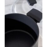 Madame Coco Titanyum Profesional Derin Tencere - Siyah - 22 Cm - Görsel 4
