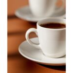 Madame Coco Benard 6 Kişilik 12 Parça Kahve Fincan Seti - Beyaz - 110 ml - Görsel 2