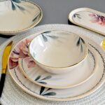 Sudedi Home Glore Asya Charlotte Altın Yaldızlı Yemek Takımı 27 Parça - Görsel 2