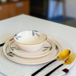 Sudedi Home Glore Asya Charlotte Altın Yaldızlı Yemek Takımı 27 Parça - Görsel 5