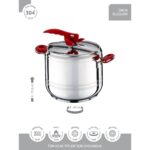 Hascevher Esila 5,0 lt Düz Düdüklü Tencere (Ø20) - Görsel 3