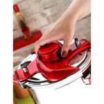 Hascevher Galaxy 7 lt Kırmızı Matik Düdüklü Tencere - Görsel 5