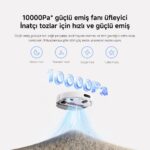 Robot Vacuum H40 Akıllı Robot Süpürge + Mop 10000PA (Xiaomi Türkiye Garantili) - Görsel 3