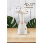 Başkenttekno KY-003 Beyaz Buharlı Kırışık Giderici 1500W Taşınabilir Seyahat Boy Dikey Ütü - Görsel 2