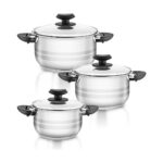 Hascevher Zeugma 6 Pcs Tencere Seti (16/18/20) - Görsel 2