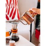 Bakır Concept Bakır Demlik Modern Kahve Demliği Model Oksitli Renk - Görsel 4