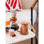 Bakır Concept Bakır Demlik Modern Kahve Demliği Model Oksitli Renk - Görsel 5