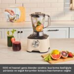 Karaca Mastermaid Power Multifunctional 10 in 1 Soft Cream Mutfak Robotu, Blender Seti 2000w - Görsel 4