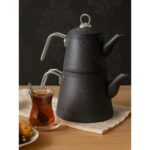 Hascevher Ada Granit Orta Boy Çaydanlık