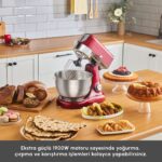 Karaca Multicast Plus Döküm Hamur Yoğurma Makinesi Red 5l - Görsel 2