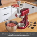 Karaca Multicast Plus Döküm Hamur Yoğurma Makinesi Red 5l - Görsel 3