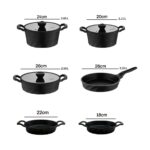 Amboss Mihfer 12 Parça Döküm Tencere Sahan Tava Çeyiz Seti - Görsel 5