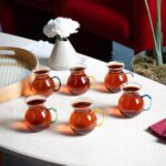 Perotti Keyfi Ala 6'lı Desensiz Borosilikat Cam Kulplu Şeffaf Çay Bardağı Modern Tasarım - Görsel 3