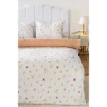 Riva İstanbul Soft Çiçekli Tek Kişilik Nevresim Takımı Pamuklu