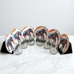 Etnik Fil Desenli 6'lı Porselen Tabaklı Çay Bardağı Takımı - Sudedi Home - Görsel 3