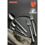 Kahramanlar Lilyum 60 Parça Çatal Kaşık Takımı