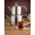 Hascevher Armada Flansh Kulplu Orta Boy Çaydanlık