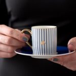 Jumbo Navy 2 Kişilik Kahve Fincan Takımı 90 ml - Görsel 2