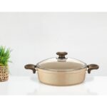 Gülsan 28 cm Alüminyum Granit Kaplama Pilav Tenceresi  Şık Tasarım - Görsel 2