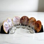 Sudedi Home Mermer Desenli 6 Kişilik Lüks Çay Seti - Görsel 3