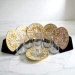 Sudedi Home Lüks Altın Yaldızlı Çay Bardağı Seti - Görsel 2