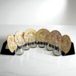 Sudedi Home Lüks Altın Yaldızlı Çay Bardağı Seti - Görsel 3