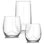 Lav Diamond 18 Parça Şeffaf Cam Bardak Seti - Desensiz Özel Tasarım ile Şıklığı Yakalayın - Görsel 2