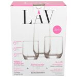 Lav Diamond 18 Parça Şeffaf Cam Bardak Seti - Desensiz Özel Tasarım ile Şıklığı Yakalayın - Görsel 3