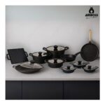 Amboss Elegance 17 Parça Döküm Tencere Tava Sahan Çeyiz Seti